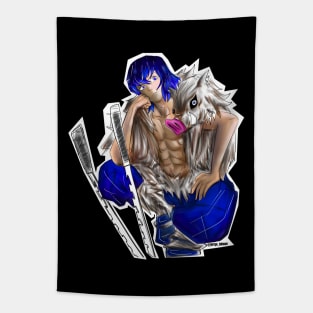 Inosuke, the beast pillar Tapestry