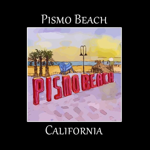 Big Neon sign seen at Pismo Beach by WelshDesigns