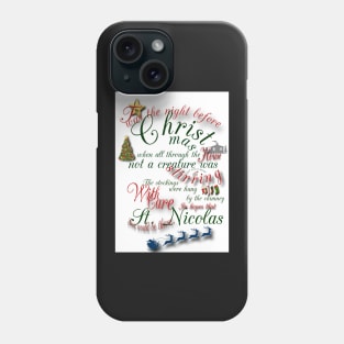 Twas the night before Christmas Phone Case