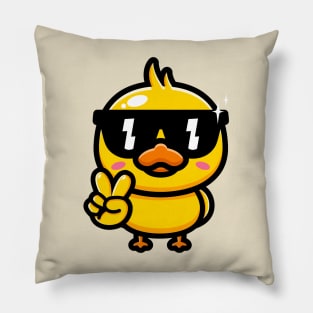 Ducks Doing Cute Things Pillow