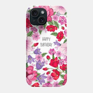 Bloomy Birthday Phone Case