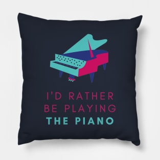 Piano player - funny design Pillow