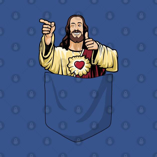 Disover Buddy Christ in Pocket - Buddy Christ - T-Shirt