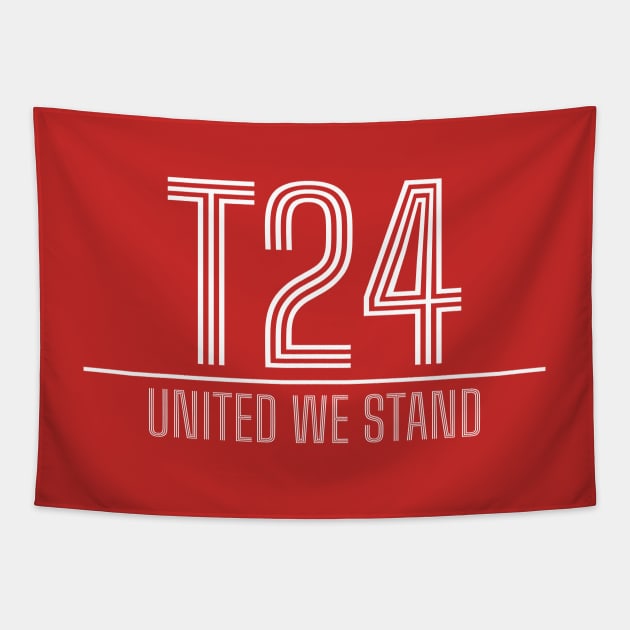 T24 - United We Stand - bsi - inverted Tapestry by Political Heretic