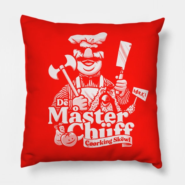 Måstër Chüff Pillow by victorcalahan