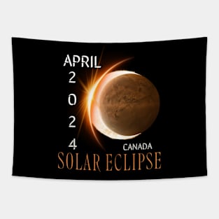 Solar Eclipse 2024 Canada Tapestry