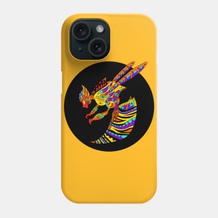 tribal aztec bee queen ecopop Phone Case