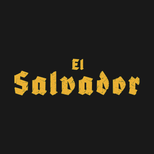 El Salvador plain text Salvadorian Merch, Cipote, Pupusas T-Shirt