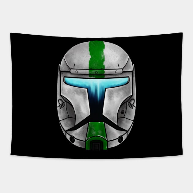 Republic Commando Fixer Helmet Tapestry by Gloomlight