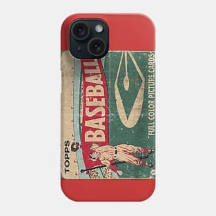 Vintage Baseball Trading Card Phone Case