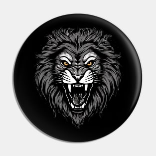 Lion Face Pin