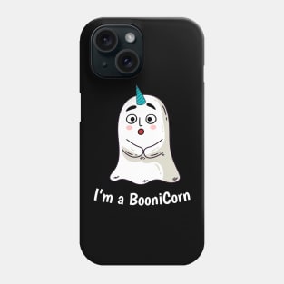 Funny Halloween: Relaxed Boonicorn Unicorn Ghost Phone Case