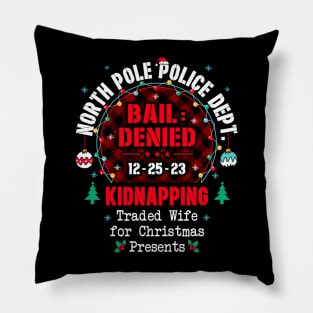 North Pole Police Dept Traded Wife for Christmas Pillow