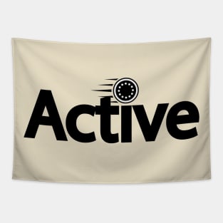 Active being active creative artsy Tapestry