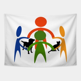 Stickman unity Tapestry