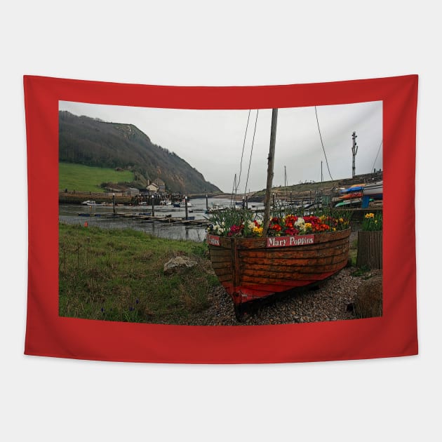 Jolly Holiday, Axmouth, March 2021 Tapestry by RedHillDigital