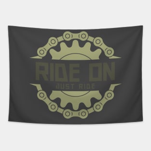 Ride On Mountain Bike Tapestry