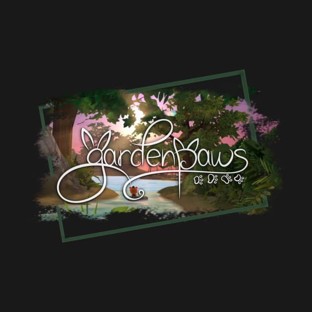 Garden Paws Splatter Border by bittentoast