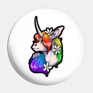 Pride Rainbow Unicorn Pin