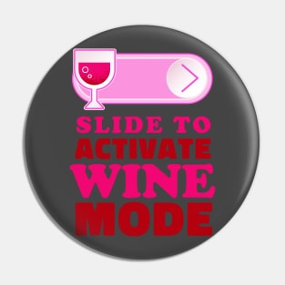 Slide to unlock Wine Pin