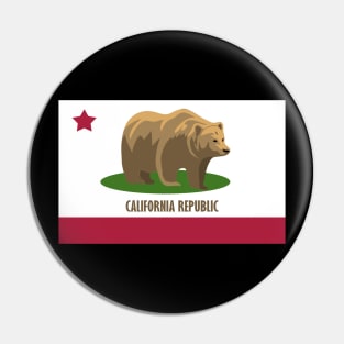 'California Bear Republic' Awesome Bear Gift Pin