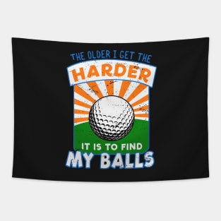 GOLF GIFT: Find My Balls Tapestry