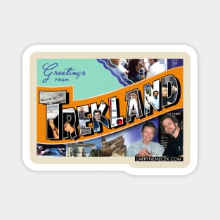 Greetings From Trekland Postcard Magnet