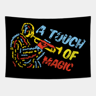 A Touch Of Magic Trumpet Player Tapestry