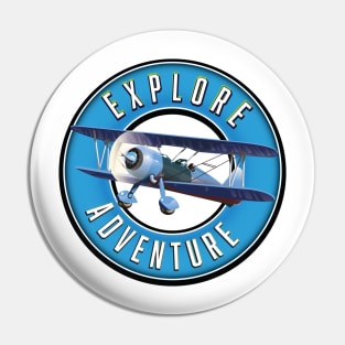 bi plane explore adventure Pin