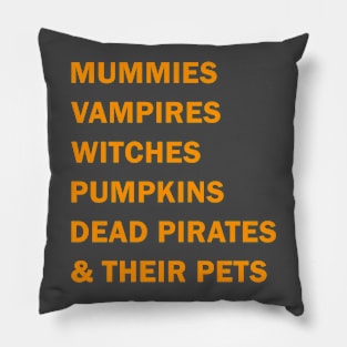 Halloween All-Star Crew Pillow