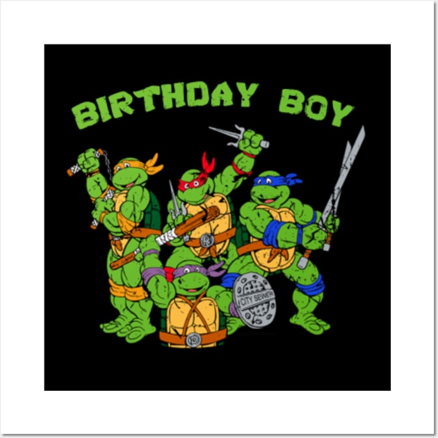 Ninja Turtle Birthday Shirt,Teenage Mutant Ninja Turtle Birthday Shirt. Kids Personalized Applique Name T-shirt.TMNT Gift,Theme, Party, Boys 12 Months