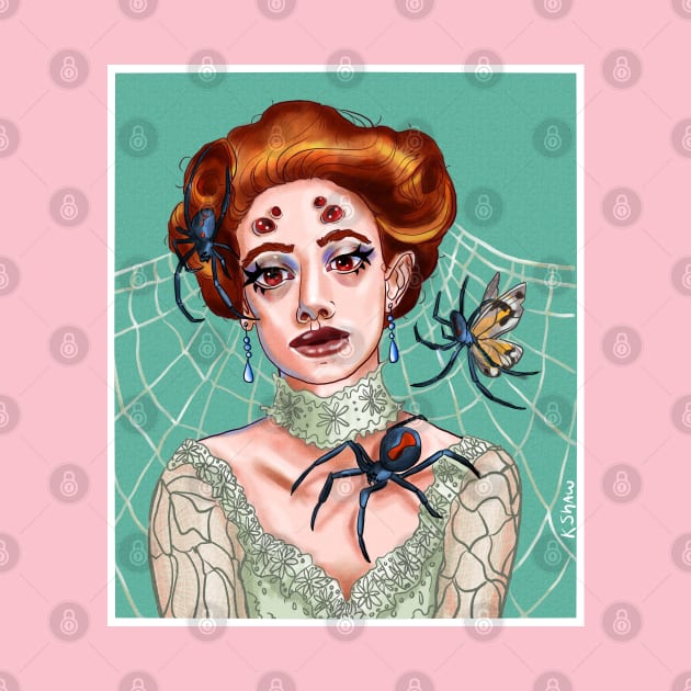 Edwardian Elegance with a Web of Secrets by The Art Of Kimberlee Shaw