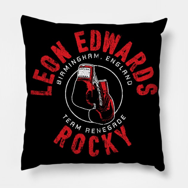 Leon Edwards Pillow by huckblade