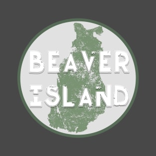 Beaver Island sticker - Beaver Island archipelago in Lake Michigan - America's Emerald Isle T-Shirt