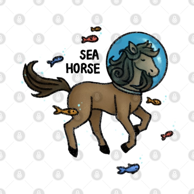 Sea Horse by drawforpun