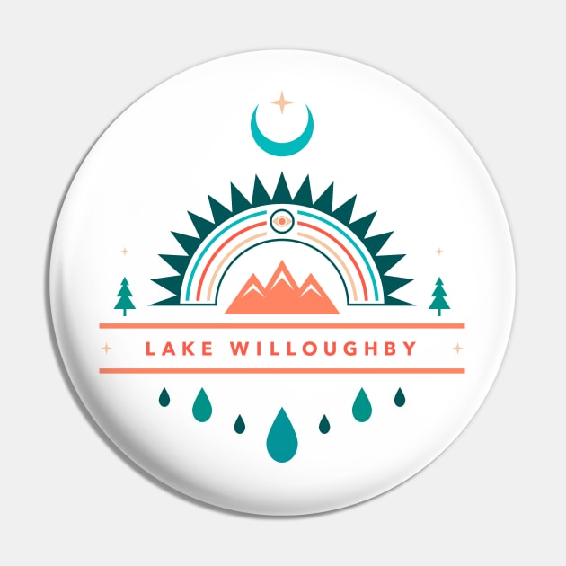 lake willoughby boho rainbow moon Pin by LeapDaze