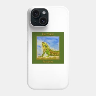 Key West Florida Iguana - WelshDesigns Phone Case