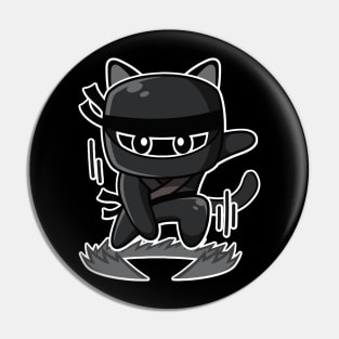 Ninja Cat Pin