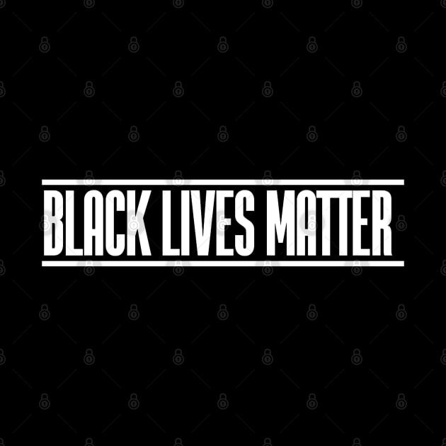 Black Lives Matter Simple White by nongshimngol