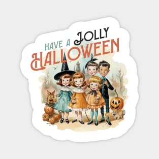 Have a Jolly Halloween Vintage Magnet