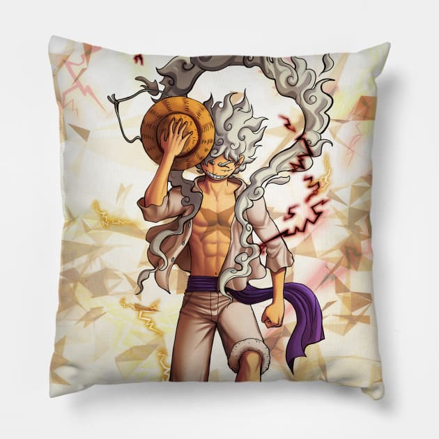 The Pirate king sun god Pillow by mcashe_art