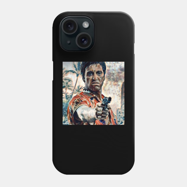 Scarface Gangster Grit Phone Case by Chocolate Candies