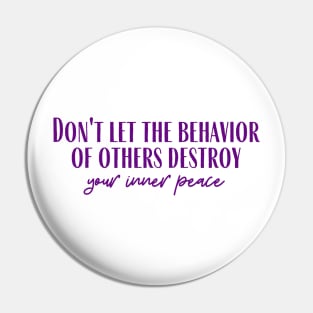 Your Inner Peace Pin