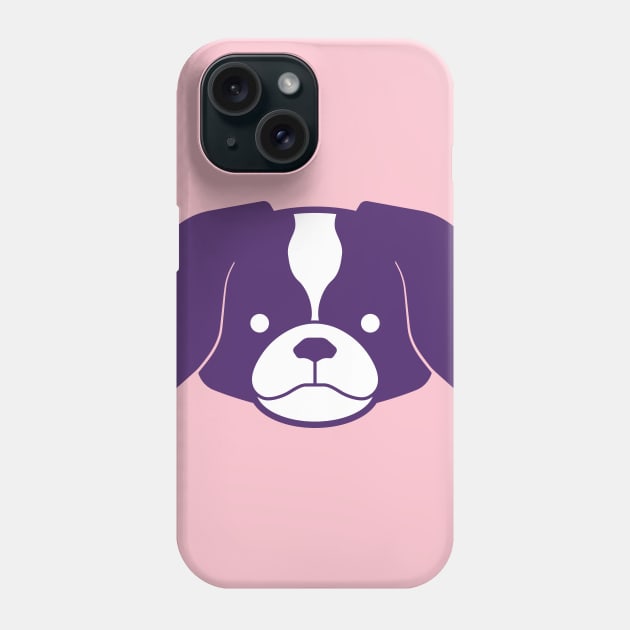 Pekingese (purple) Phone Case by SMcGuire