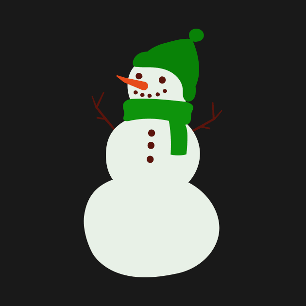 Snowman in Green by Kyarwon