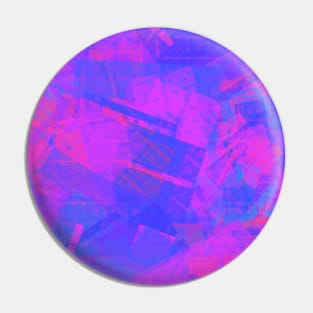 Abstract Purple Pink Blue Pattern Art Pin