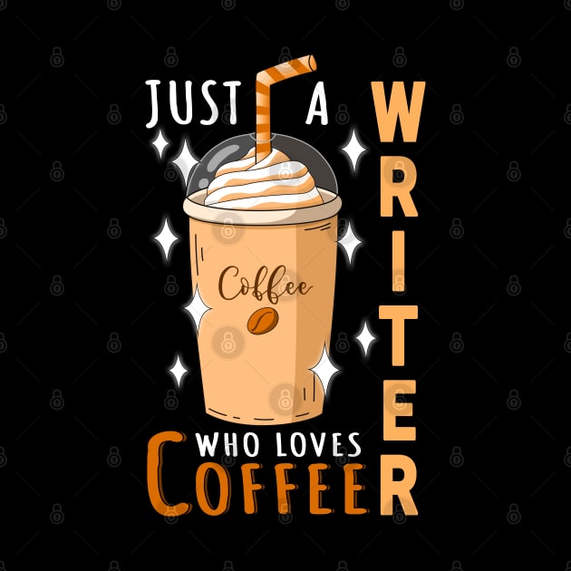 Writer Who Loves Coffee Design Quote by jeric020290