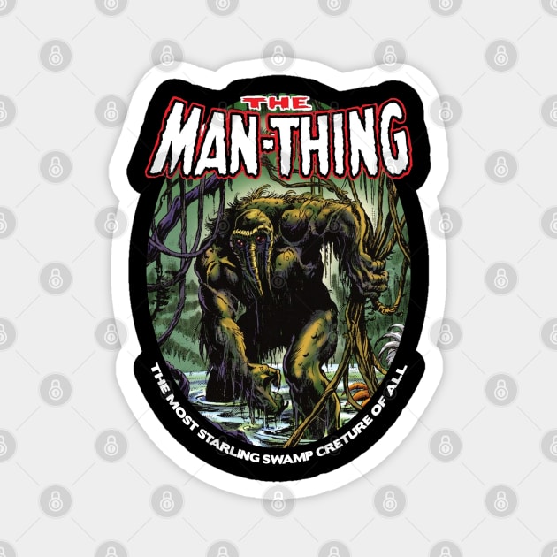 HORROR MAN-THING 1974 Magnet by OcaSign