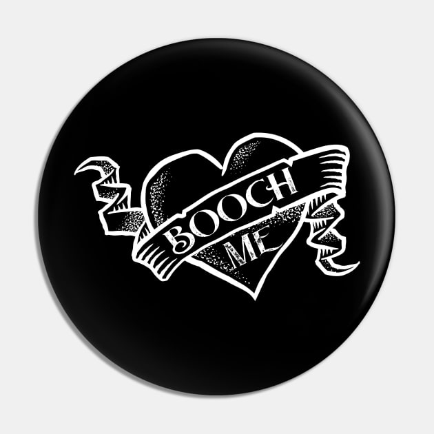 Booch Me Tattoo Heart Pin by Jitterfly