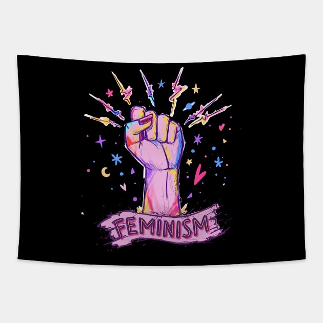 Feminism Tapestry by MaiKStore